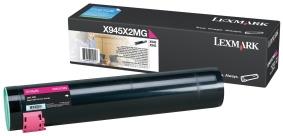 761982 Lexmark X945X2MG Toner Lexmark  X940/945 X945X2 MG r&#248;d 